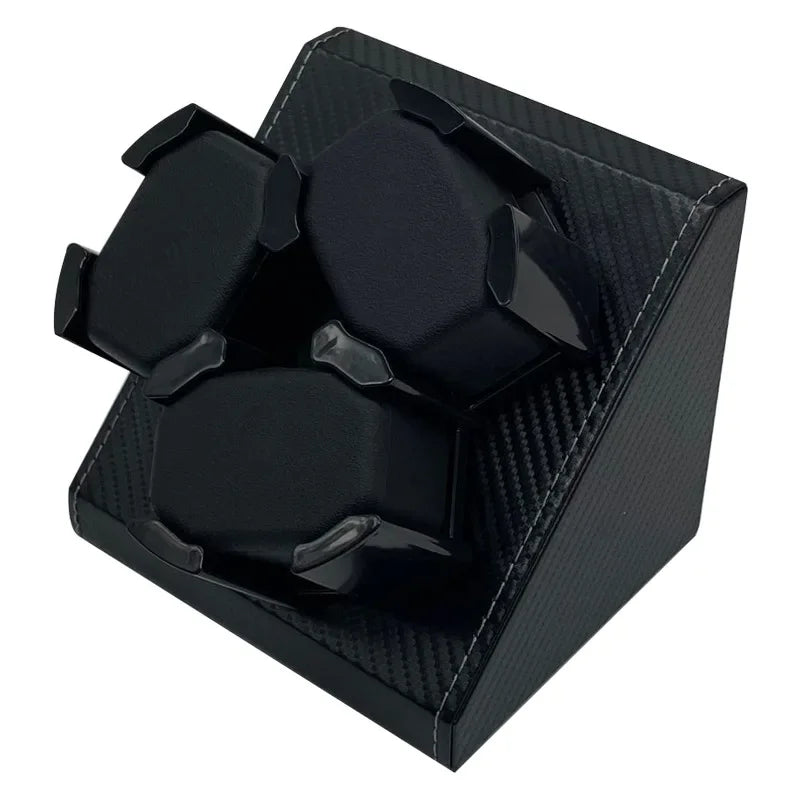 Triple Watch Winder – Compact Leather Case with Dual Rotation Modes | CHRONVAULT™