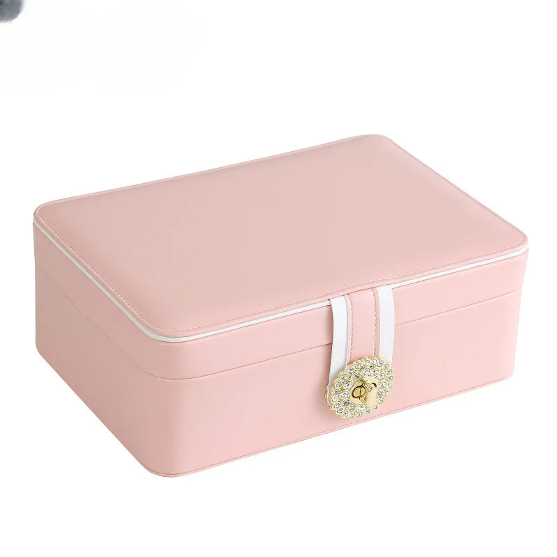 Leather Jewellery Box for travel and home – Large Capacity | Chronvault™