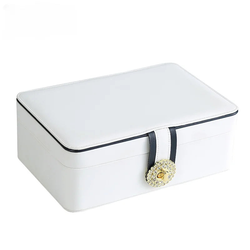 Leather Jewellery Box for travel and home – Large Capacity | Chronvault™