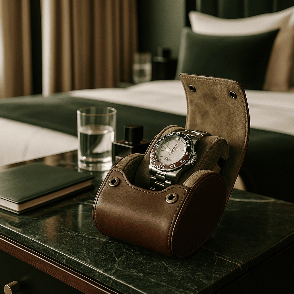 1-Slot Leather Watch box | CHRONVAULT™