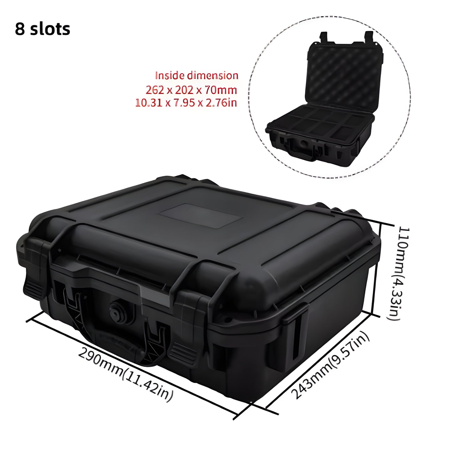 15-Slot Waterproof Protective Watch Box | CHRONVAULT™