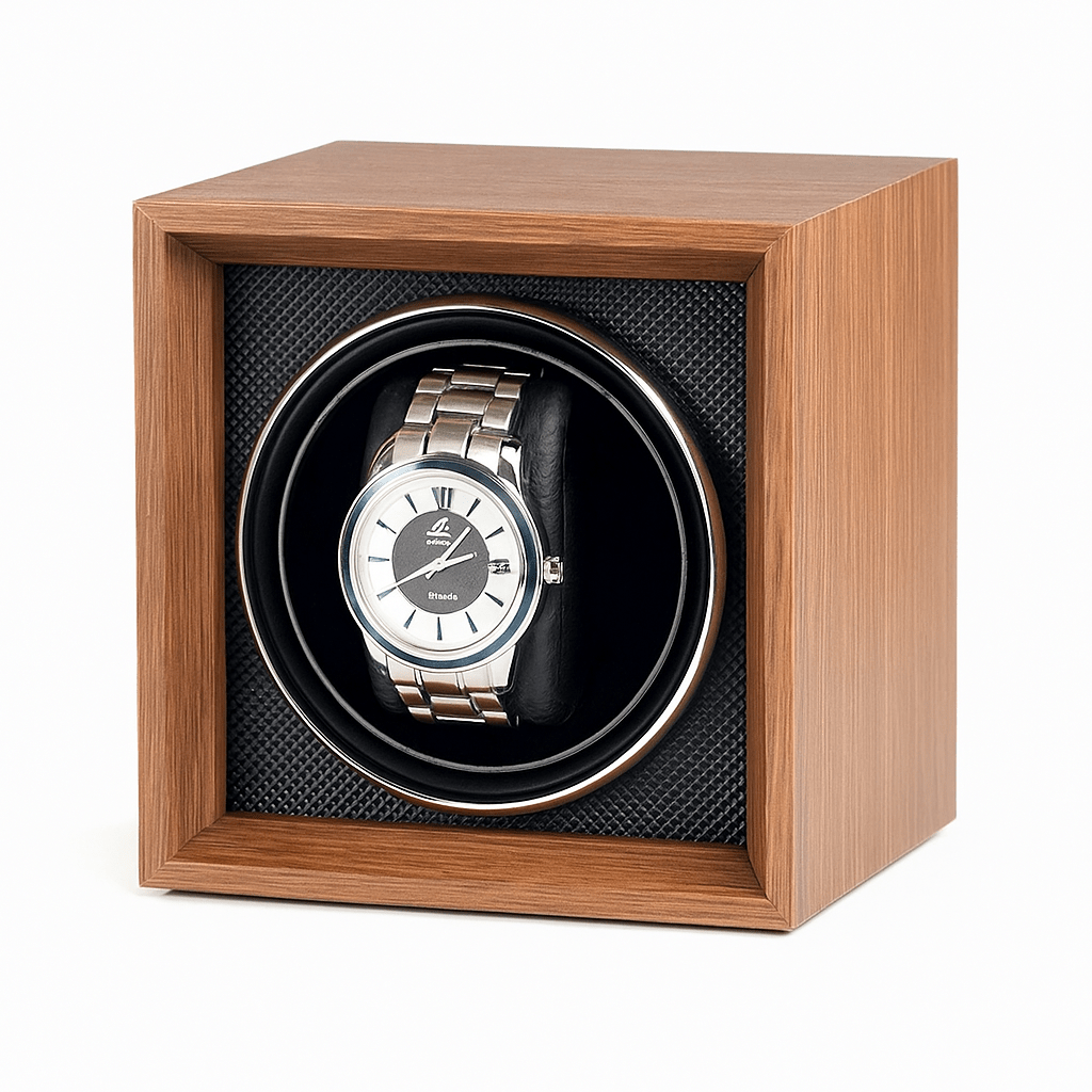 Watch Winder – Compact Wooden Silent Box | CHRONVAULT™