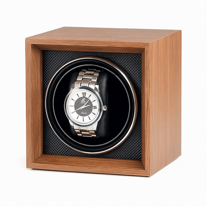 Watch Winder – Compact Wooden Silent Box | CHRONVAULT™