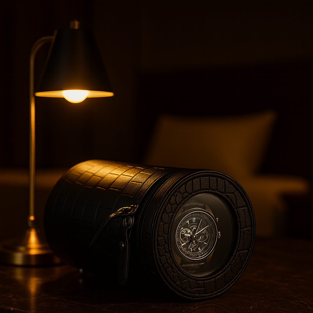 Portable Single Watch Winder – Silent Automatic Motor | ChronVault™