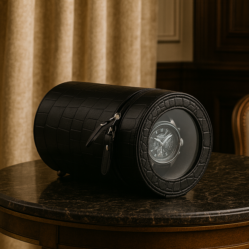 Portable Single Watch Winder – Silent Automatic Motor | ChronVault™