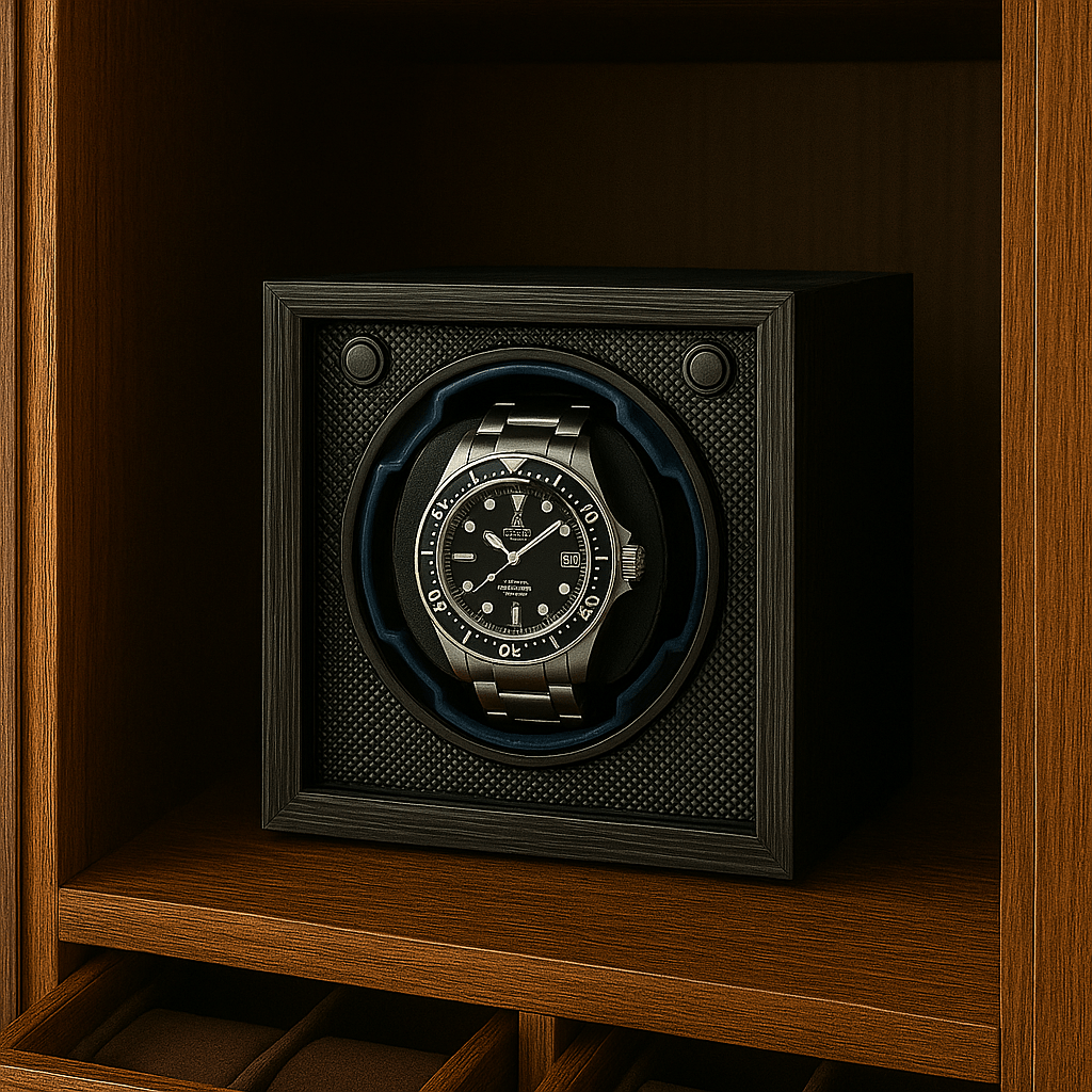 Watch Winder – Compact Wooden Silent Box | CHRONVAULT™