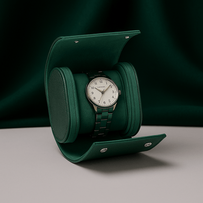 1-Slot Leather Watch Roll | CHRONVAULT™