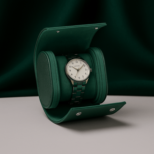 1-Slot Leather Watch Roll | CHRONVAULT™