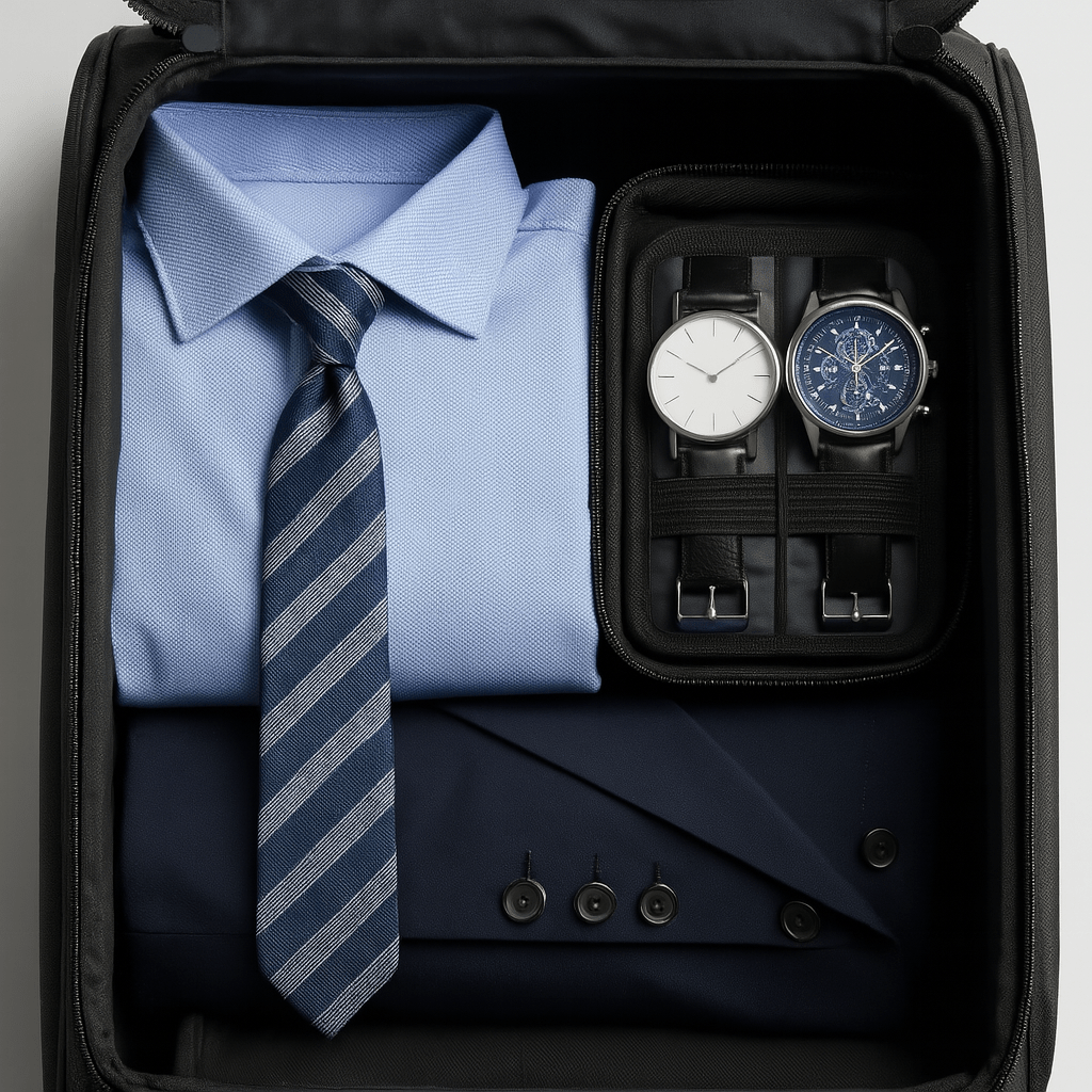 4-Slot Waterproof EVA Watch Case – Hard Shell Travel Organizer | CHRONVAULT™