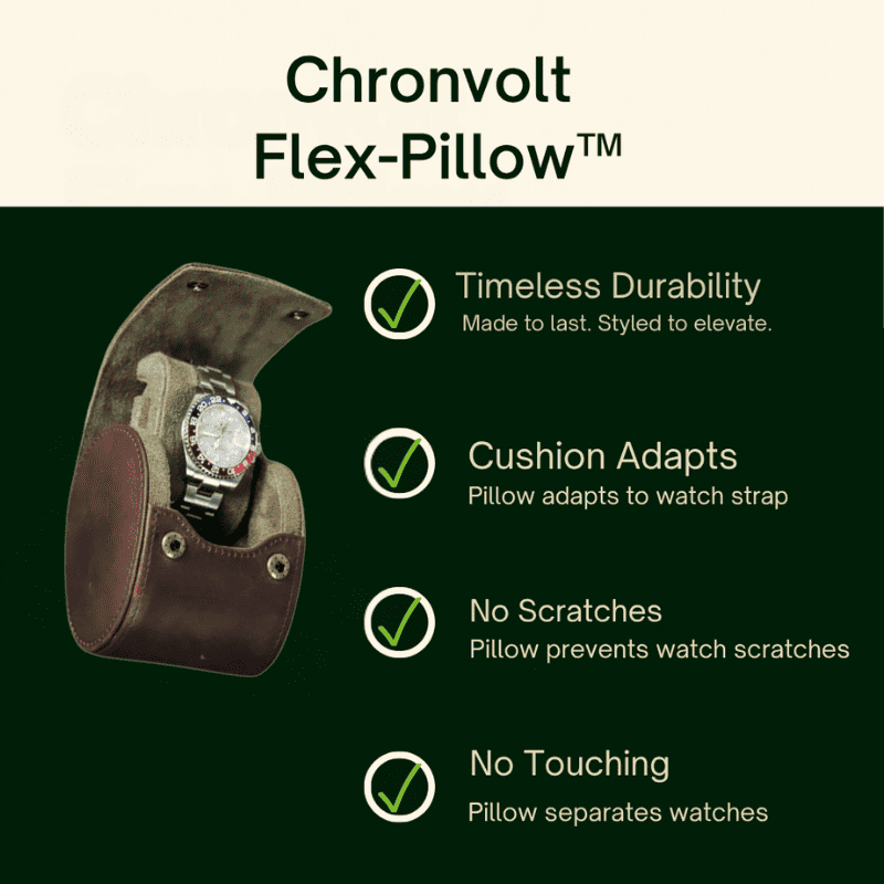 1-Slot Leather Watch box | CHRONVAULT™