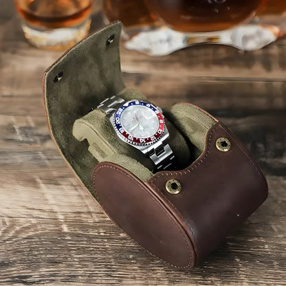 1-Slot Leather Watch box | CHRONVAULT™