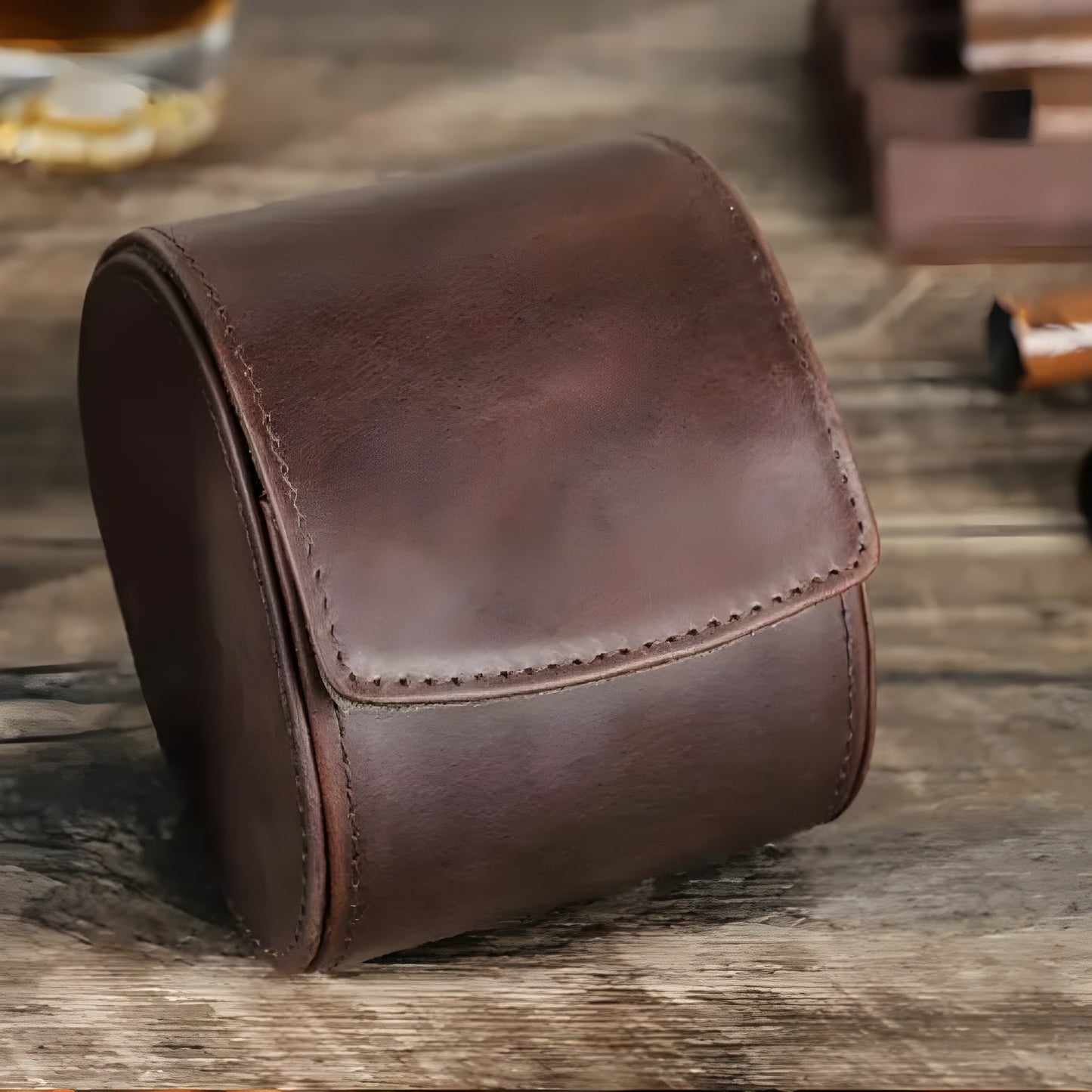 1-Slot Leather Watch box | CHRONVAULT™
