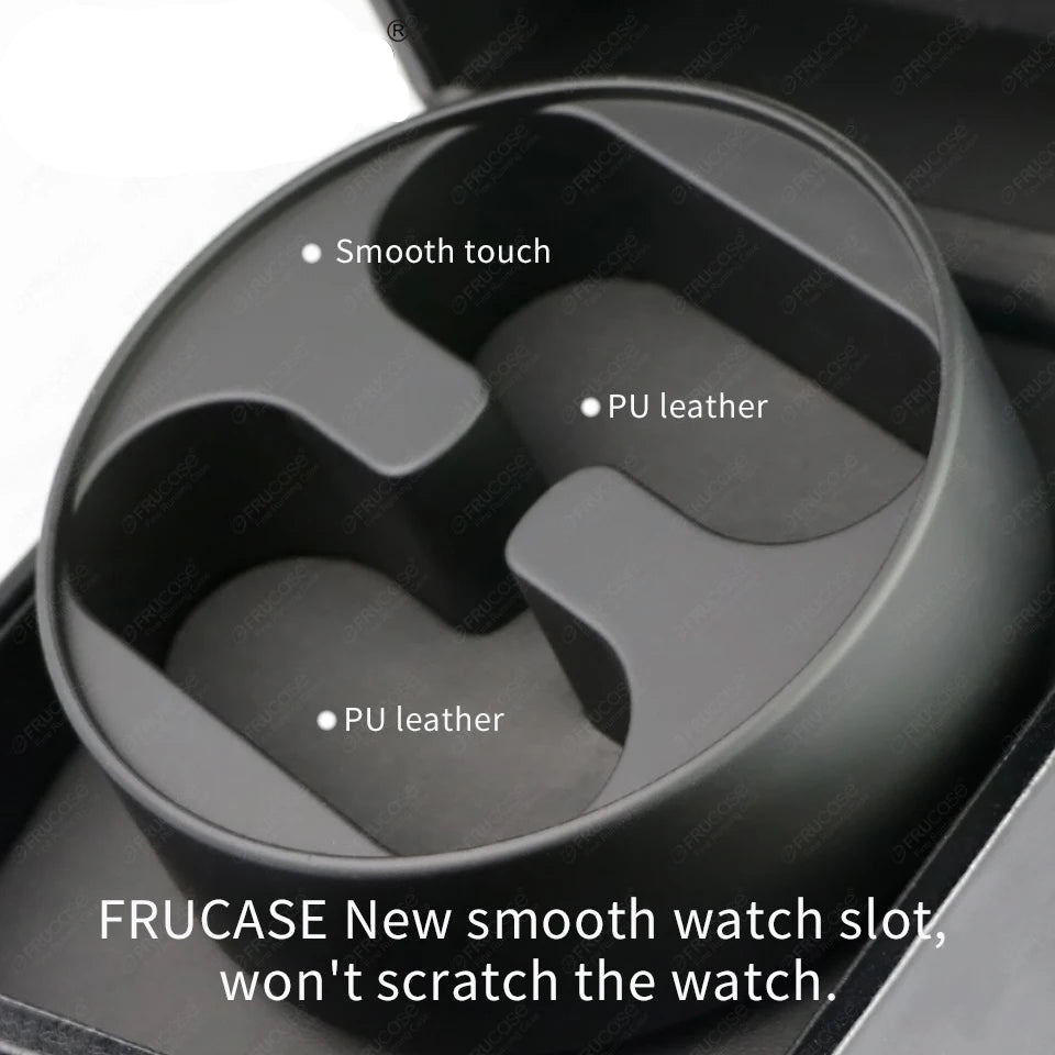 Dual Watch Winder – Leather Box with 2 Modes | CHRONVAULT™