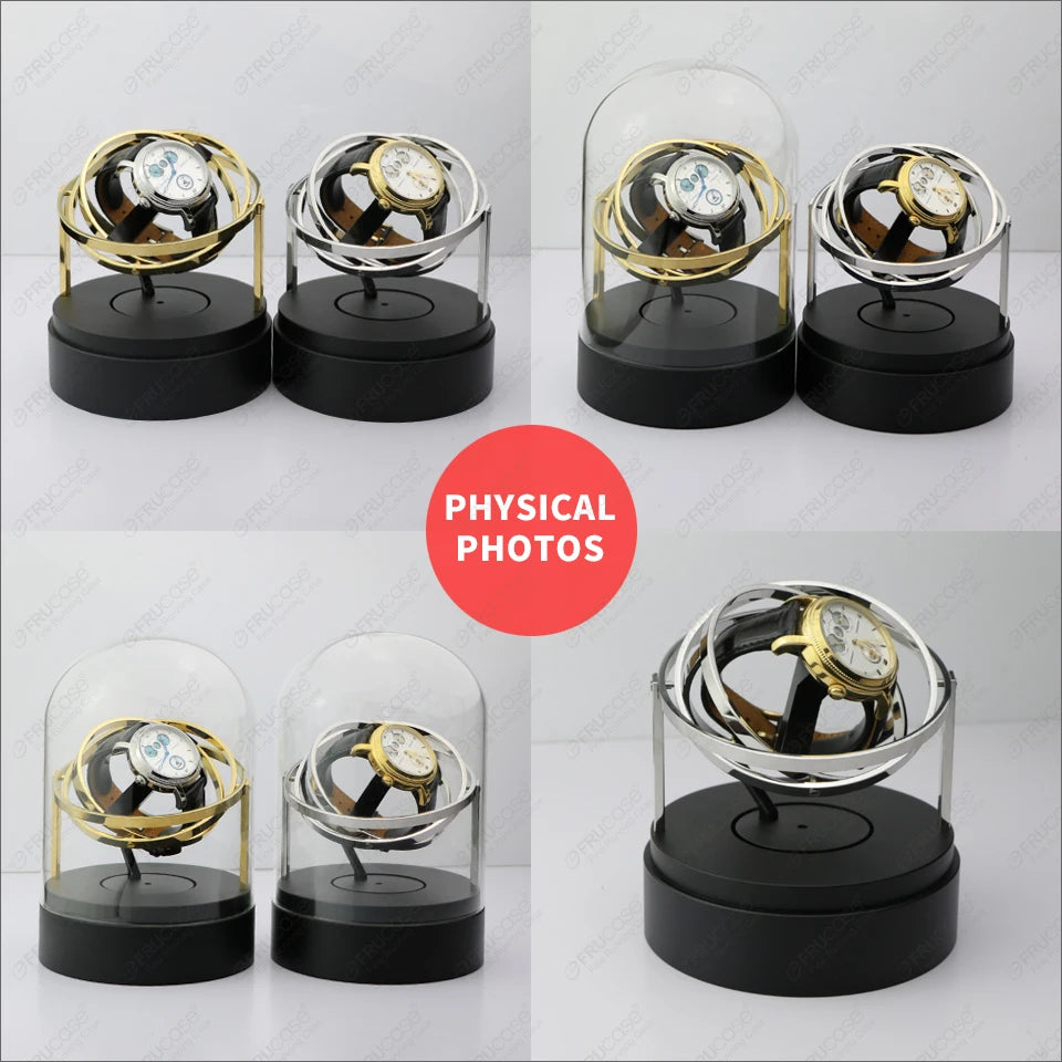 Watch Winder with Dome Cover – Silent Display Case | CHRONVAULT™