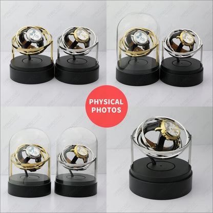 Watch Winder with Dome Cover – Silent Display Case | CHRONVAULT™
