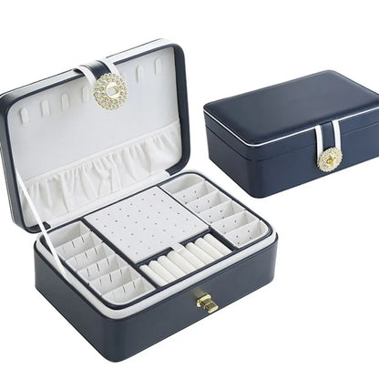 Leather Jewellery Box for travel and home  – Large Capacity | Chronvault™