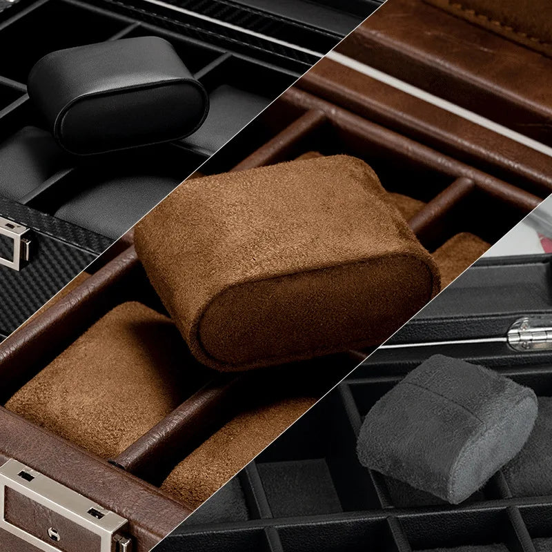 Luxury Double Watch Winder with 8 Storage Slots | CHRONVAULT™