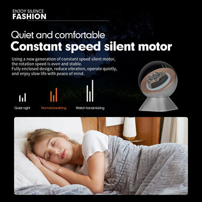 Watch Winder with Dome Cover – Intelligent Auto-Rotation & LED Light | CHRONVAULT™