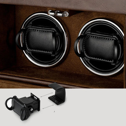 Luxury Double Watch Winder with 8 Storage Slots | CHRONVAULT™