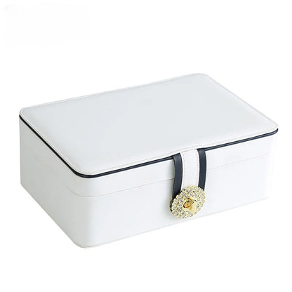 Leather Jewellery Box for travel and home  – Large Capacity | Chronvault™
