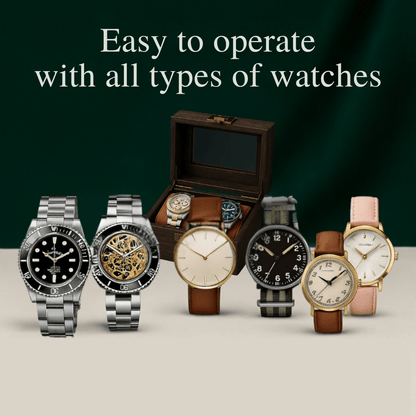 Wood Watch Box – 2 Slot Glass Display Case | CHRONVAULT™
