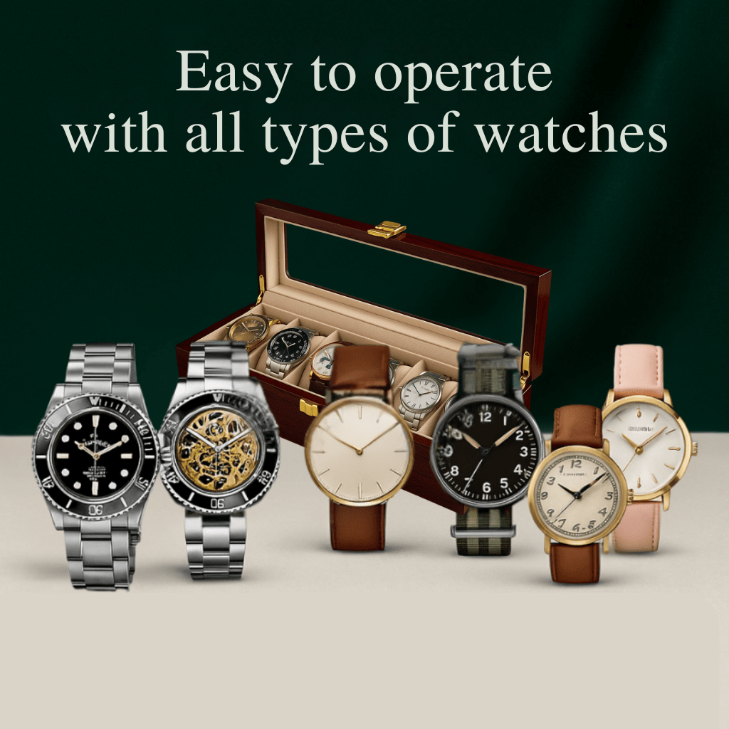 6-Slot Wooden Watch Box | CHRONVAULT™
