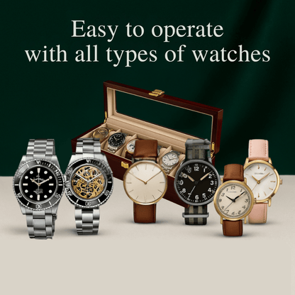 6-Slot Wooden Watch Box | CHRONVAULT™