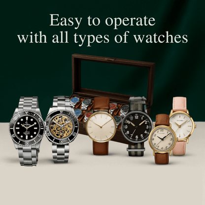 Wood Watch Box – 12 Slot Glass Display Case | CHRONVAULT™