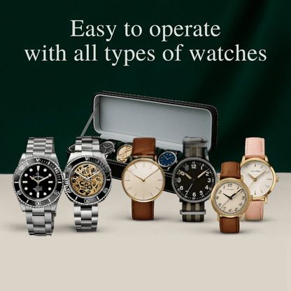 Leather Watch Box – 6 Slot Travel Zipper Case | CHRONVAULT™