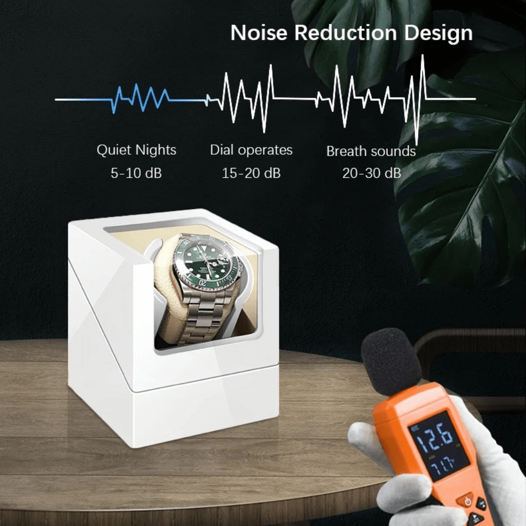 Watch Winder with LED Light – Piano Finish | CHRONVAULT™